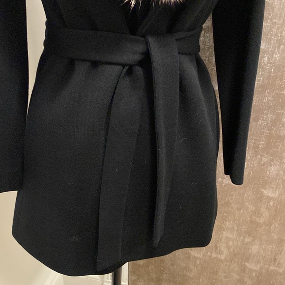 Real fox trim cardigan, XS - Picture 6 of 11